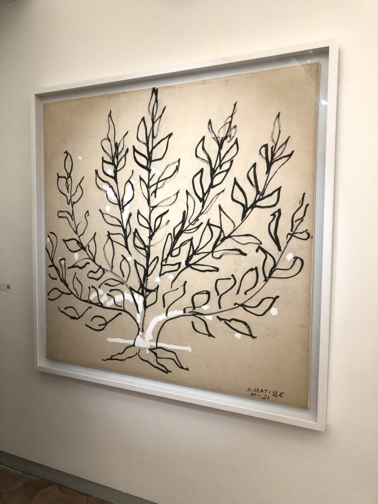 Peinture de Henri Matisse intitulée Le Buisson